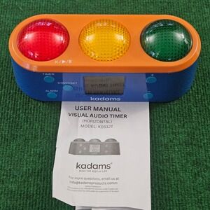 Kadams Visual Audio Timer Horizontal Model K0512T Traffic Light Classroom Study